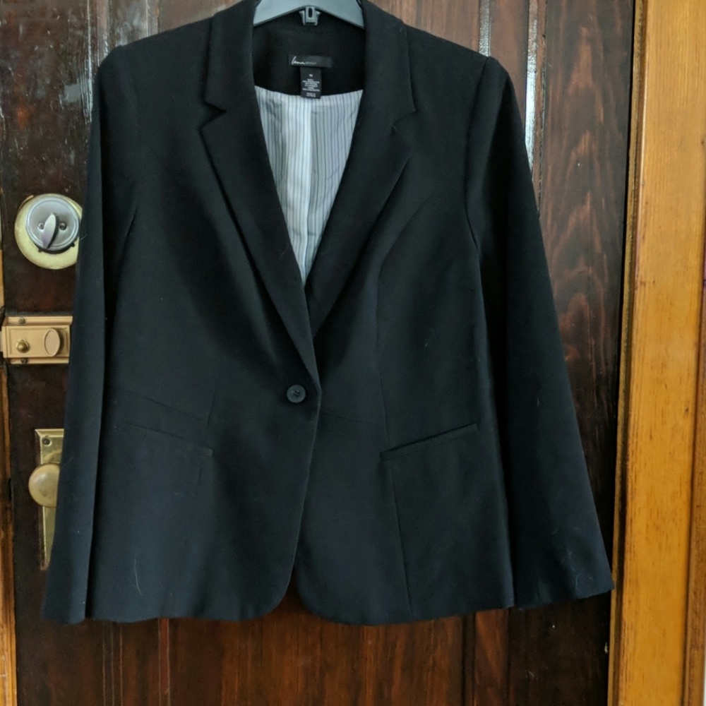 Black suit jacket